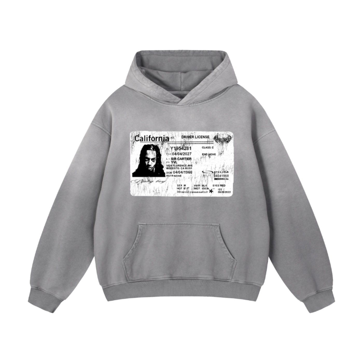 CARTI ID GREY HOODIE