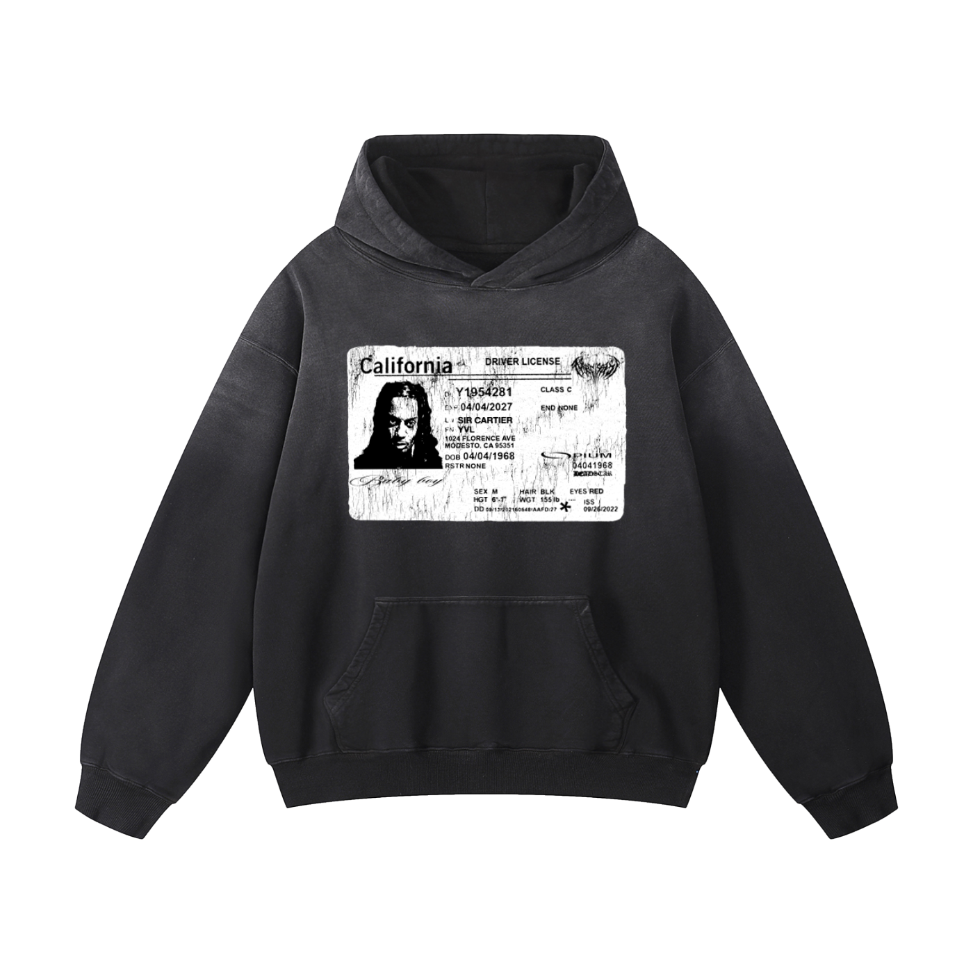 CARTI ID BLACK HOODIE